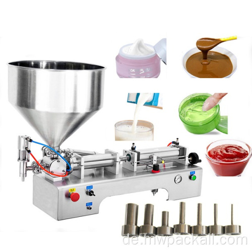 Fruchtpaste -Füllmaschine Paste Rohrfüllmaschine